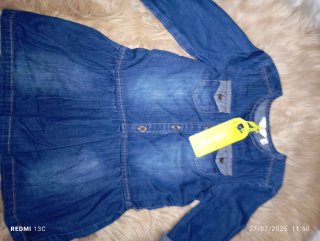 Vestido vaquero niña