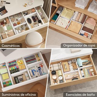 8 Divisores Cajón Ajustables 40-50cm