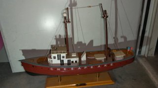 Maqueta de barco 56 largox40 alto x14 ancho CHESAP