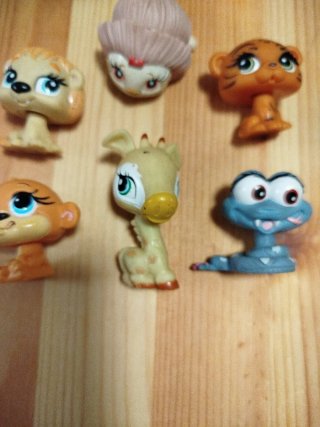 Lote 6 figuras animales Baby Bratz