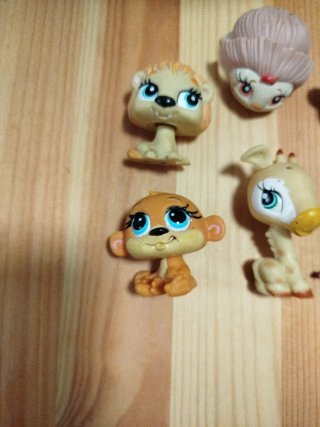 Lote 6 figuras animales Baby Bratz