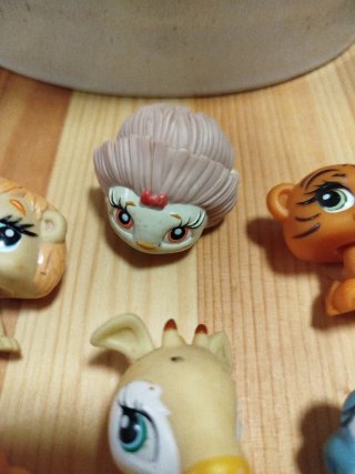 Lote 6 figuras animales Baby Bratz