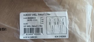 Traje de neopreno HEAD MYBOOST SHELL. A estrenar.
