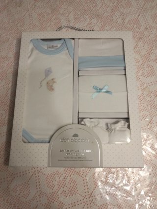 Set Recién Nacido D. Algodón 5 pzas