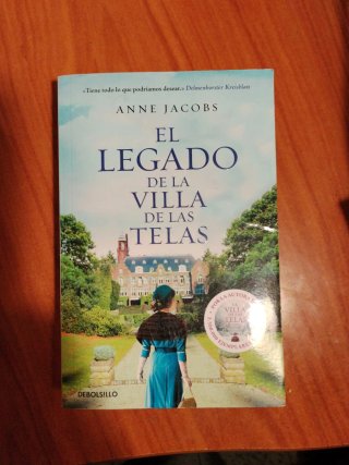 Lote libros Anne jacobs la villa de las telas