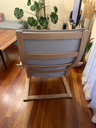 Hamaca Ikea Madera y Tela Beige