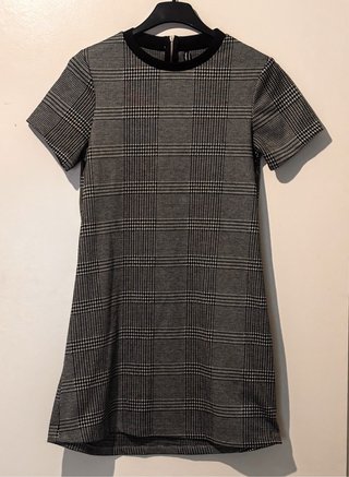 Vestido estampado cuadros