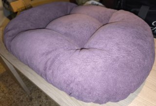 Cama para mascotas morada