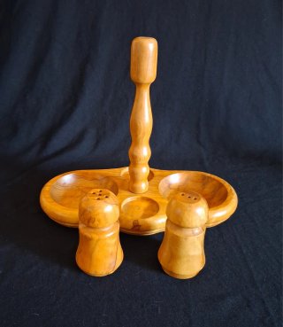 Set Vintage Olio Aceto Sale Pepe Made in Italy