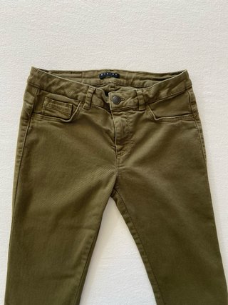 Pantaloni skinny verdi taglia S