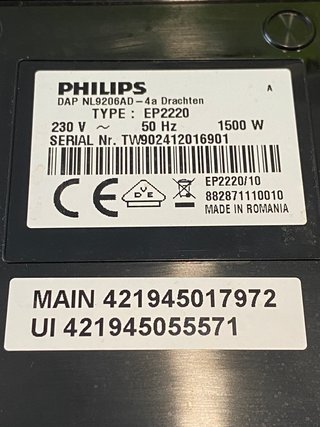Molinillo Cerámico + Motor Philips EP2220