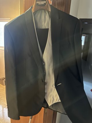 Traje de boda Enzo Romano hombre plata