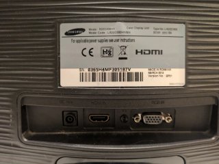 Monitor Samsung 22” Full HD – HDMI y VGA