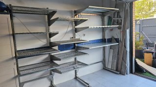 Scaffalature Garage Ikea Bröder in Metallo