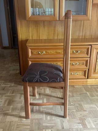 Mesa de salón con 4 sillas.