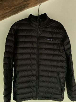 Chaqueta Plumas Patagonia Negra Talla L