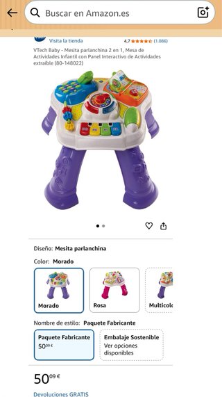 Mesa Actividades VTech Musical Original