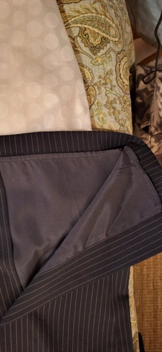 Falda clásica de rayas