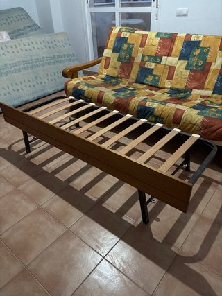 Sofá Cama con cama supletoria Provenzal.