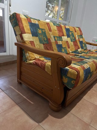 Sofá Cama con cama supletoria Provenzal.