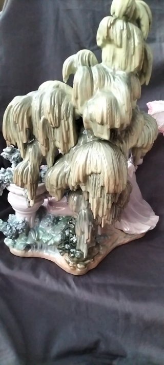 Figura Lladro Grande Mujer Paraguas