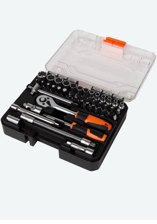 Juego de puntas y vasos CR-V 42 piezas