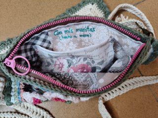 Bolso Crochet Mandala Artesanal
