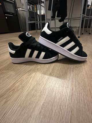 Zapatillas Adidas Campus Negras Talla 38