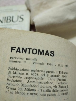 5 Gialli Fantomas 1963/64