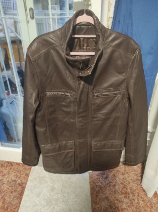 Chaqueta de piel Emidio Tucci Marrón