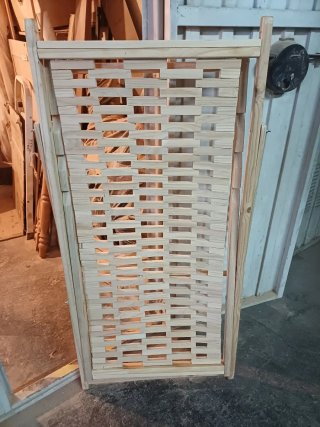 Hamaca artesanal de madera diseño único