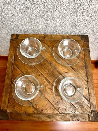 Set 4 Tazas Duralex Transparentes