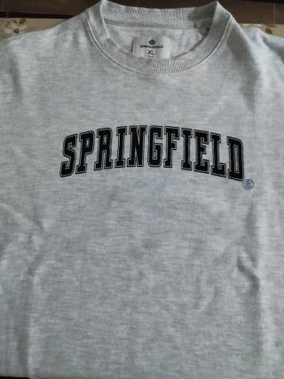 Sudadera Springfield Gris