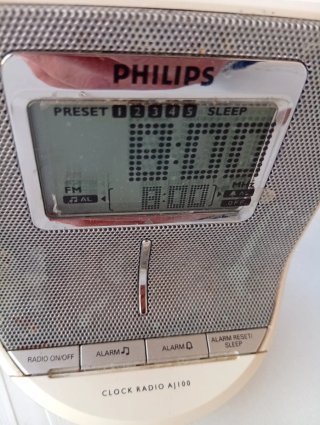 Radio Vintage Philips Marrone/Argento