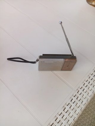Radio Vintage Philips Marrone/Argento
