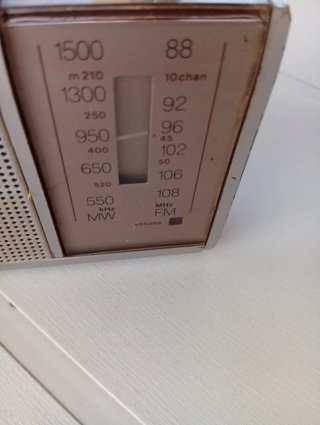 Radio Vintage Philips Marrone/Argento