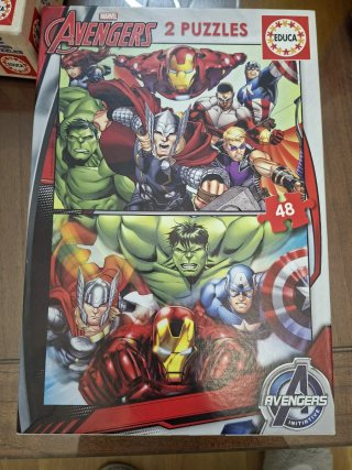 Puzzle Disney Pixar Cars 50 Pcs y Avengers 48 pcs