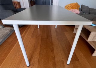 Escritorio Ikea Linnmon gris 150x75