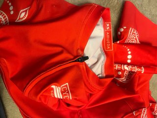 Skinsuit Criterium Rojo Bandana Talla XS