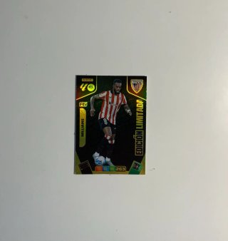 Carta fútbol Panini Williams Edición Limitada