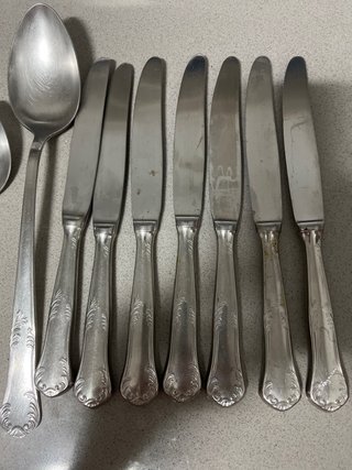 Cubiertos Orfinox 18-10 Metal Plateado