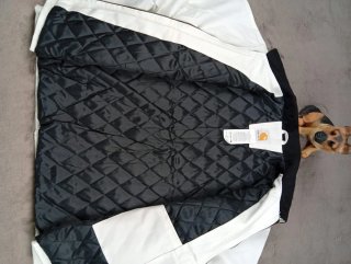 Chaqueta Carhartt Blanca NY Logo Cremallera