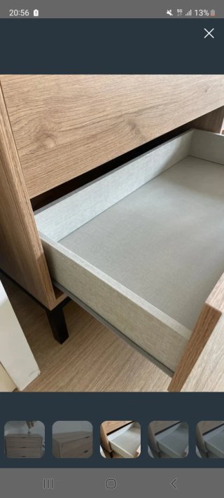 Cómoda Kenay Home Madera y Metal