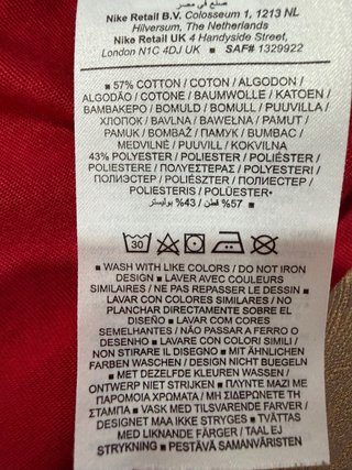 T-shirt Uomo Jordan Rossa Logo Jumpman