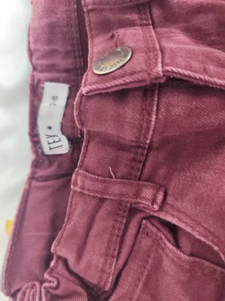 Pantalón granate Tex 7-8 años