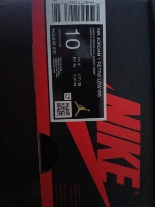 Nike Air Jordan 1 Retro Low OG Sin Estrenar