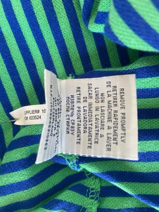 Polo Ralph Lauren Custom Fit M righe blu verde