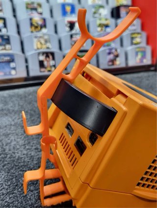 Soporte Nintendo GameCube Naranja + Mando
