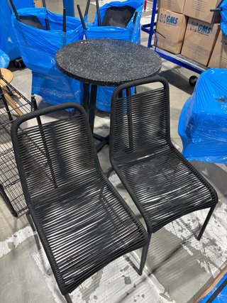 Mesa y 2 Sillas Kave Home Terraza