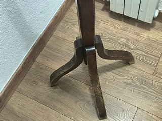 Perchero de pie madera antiguo